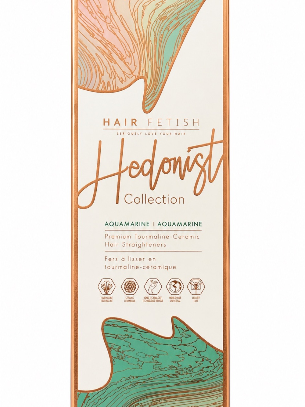 Hair Fetish Hedonist Collection Aquamarine Hair Straightener